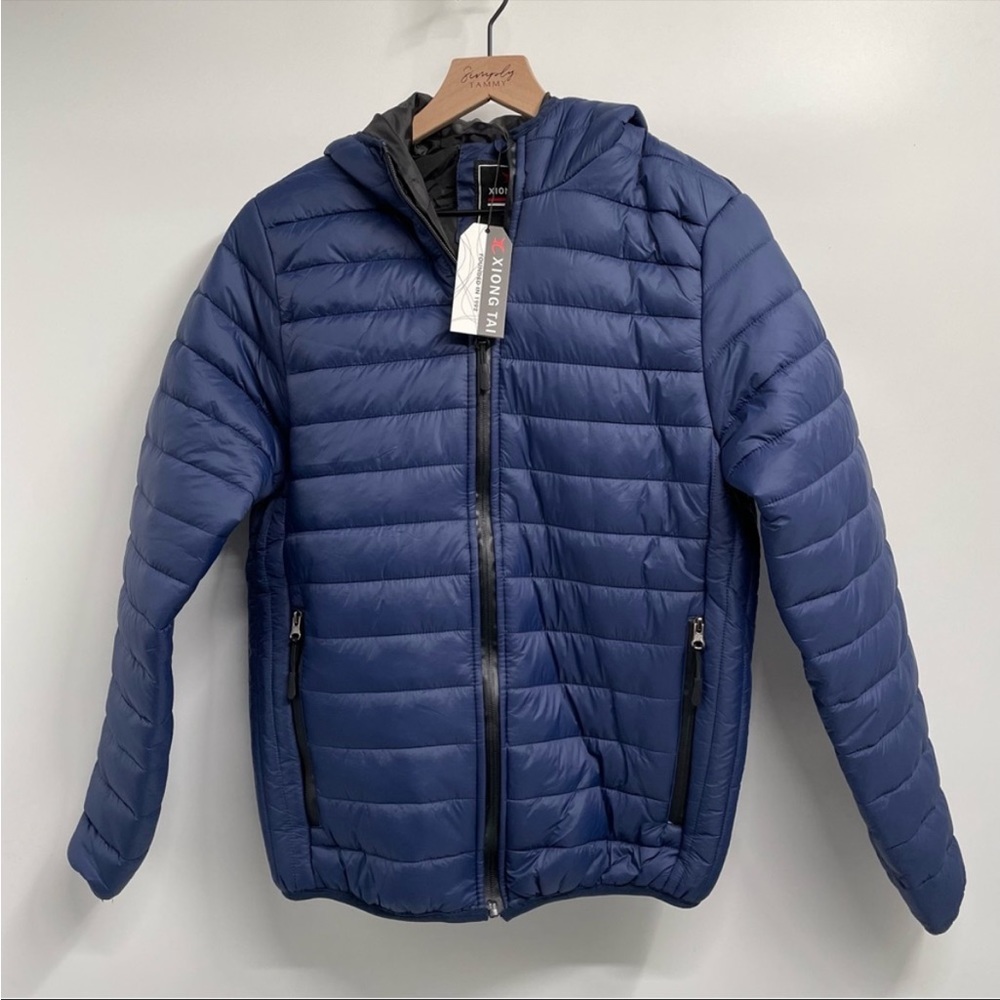 XIONG TAI Men's Puffer Jacket with Hood